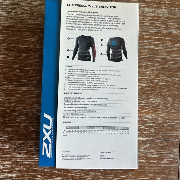 2XU Men's PWX  Compression L/S Top - Picture 2 of 12